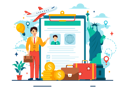 پیش‌نمایش فایل businessman-is-going-on-international-trip-11333636 از پک یممیگراشن و مشاور