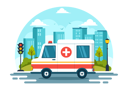 پیش‌نمایش فایل ambulance-car-on-road-11316051 از پک آمبولانس و خودرو