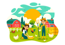 پیش‌نمایش فایل farmer-collecting-egg-11535181 از پک پاولتری و مزرعه