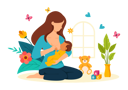 پیش‌نمایش فایل celebrate-mothers-day-11887177 از پک جهانی، شیردهی و هفته