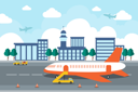 پیش‌نمایش فایل airport-terminal-building-3334484 از پک جدید عادی در داخلی و نمای بیرونی فرودگاه