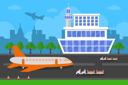 پیش‌نمایش فایل airport-terminal-building-3334487 از پک جدید عادی در داخلی و نمای بیرونی فرودگاه
