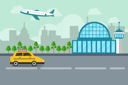 پیش‌نمایش فایل airport-terminal-building-3334491 از پک جدید عادی در داخلی و نمای بیرونی فرودگاه