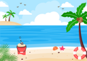 پیش‌نمایش فایل happy-summer-3766327 از پک تابستان، زمان، در و ساحل مبارک