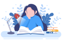 پیش‌نمایش فایل girl-reading-book-3863818 از پک کتاب