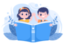پیش‌نمایش فایل kids-reading-book-3863817 از پک کتاب