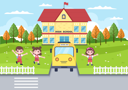پیش‌نمایش فایل kids-on-school-garden-4039288 از پک مدرسه