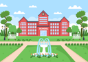پیش‌نمایش فایل school-building-4039280 از پک مدرسه