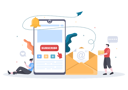 پیش‌نمایش فایل e-mail-subscription-from-mobile-4280806 از پک سوبسکریب