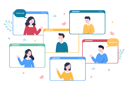 پیش‌نمایش فایل content-creators-meeting-4314619 از پک تولیدکننده محتوا