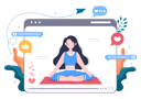 پیش‌نمایش فایل fitness-blogger-doing-yoga-4314634 از پک تولیدکننده محتوا