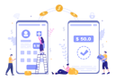 پیش‌نمایش فایل online-money-transfer-4438117 از پک برتر، بالا و پول