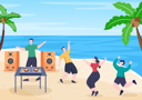 پیش‌نمایش فایل beach-music-festival-4465923 از پک جشنواره موسیقی