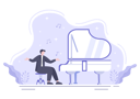 پیش‌نمایش فایل man-playing-piano-4465913 از پک جشنواره موسیقی