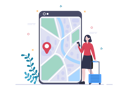 پیش‌نمایش فایل girl-finding-location-on-mobile-4474998 از پک موقعیت‌یاب ناوبری نقشه و کومپاسس