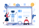 پیش‌نمایش فایل people-working-on-ai-tech-development-4485612 از پک هوش مصنوعی