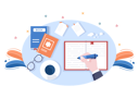 پیش‌نمایش فایل content-writing-desk-4490934 از پک محتوا نوشتن یا جاورنالیست