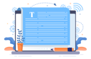 پیش‌نمایش فایل online-content-writing-4490936 از پک محتوا نوشتن یا جاورنالیست