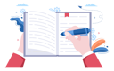 پیش‌نمایش فایل writing-book-4490938 از پک محتوا نوشتن یا جاورنالیست