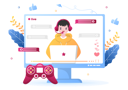 پیش‌نمایش فایل gamer-doing-live-stream-4547776 از پک ویدئو و توتوریالس
