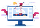پیش‌نمایش فایل online-cooking-show-4547758 از پک ویدئو و توتوریالس