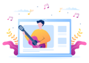 پیش‌نمایش فایل online-guitar-class-4547773 از پک ویدئو و توتوریالس