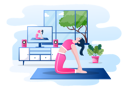 پیش‌نمایش فایل online-yoga-session-4547775 از پک ویدئو و توتوریالس