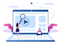 پیش‌نمایش فایل people-watching-online-tutorial-videos-4547766 از پک ویدئو و توتوریالس