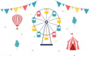 پیش‌نمایش فایل ferris-wheel-at-amusement-park-4579316 از پک تابستان و نمایشگاه