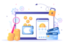 پیش‌نمایش فایل blockchain-wallet-application-4583677 از پک ارز دیجیتال، کیف پول و اپلیکیشن