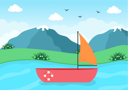 پیش‌نمایش فایل boat-4612809 از پک قایقرانی بادبانی، قایق، با و دریا