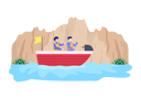 پیش‌نمایش فایل couple-on-boat-ride-4612803 از پک قایقرانی بادبانی، قایق، با و دریا