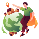 پیش‌نمایش فایل pin-the-delivery-location-on-map-11449183 از پک تجارت الکترونیک و خرید آنلاین