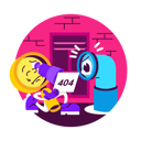 پیش‌نمایش فایل 404-page-not-found-error-11792252 از پک خطای وب‌سایت - حالت‌های خالی