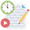 پیش‌نمایش فایل exam-time-4799975 از پک یادگیری آنلاین