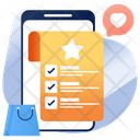 پیش‌نمایش فایل mobile-favorite-list-4837964 از پک خرید آنلاین