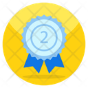 پیش‌نمایش فایل 2nd-position-badge-6247016 از پک جوایز و نشان‌ها