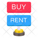 پیش‌نمایش فایل buy-and-rent-board-10458657 از پک املاک و مستغلات