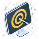 پیش‌نمایش فایل online-target-10661854 از پک بازاریابی دیجیتال – سبک ایزومتریک