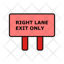 پیش‌نمایش فایل right-lane-exit-only-3677135 از پک فلش‌ها
