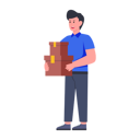پیش‌نمایش فایل delivery-boy-holding-boxes-4879009 از پک حرفه‌ای و کاراکترها