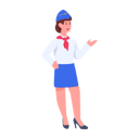 پیش‌نمایش فایل female-air-hostess-4878994 از پک حرفه‌ای و کاراکترها