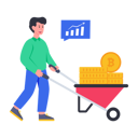 پیش‌نمایش فایل man-caring-bitcoin-mining-cart-5276131 از پک ارز دیجیتال
