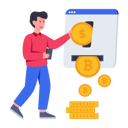 پیش‌نمایش فایل man-using-bitcoin-withdraw-website-5276144 از پک ارز دیجیتال