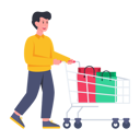 پیش‌نمایش فایل man-doing-shopping-5523320 از پک خرید آنلاین و تجارت