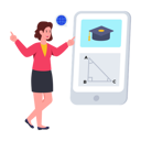 پیش‌نمایش فایل mobile-education-5526020 از پک آموزش آنلاین و آموزش الکترونیکی