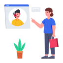 پیش‌نمایش فایل online-customer-service-5526216 از پک تخفیف‌های جمعه سیاه