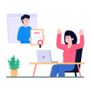 پیش‌نمایش فایل online-course-graduation-5570179 از پک آموزش الکترونیک و تحصیل