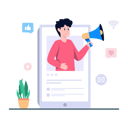 پیش‌نمایش فایل mobile-announcement-5569124 از پک بازاریابی دیجیتال