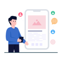 پیش‌نمایش فایل mobile-content-5569105 از پک بازاریابی دیجیتال